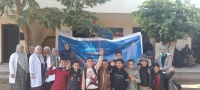 ضمن مبادرة "من أجل قلوب أطفالنا": جامعة بنها تنظم قافلة طبية بمدرسة بقرية برقطا٢ بكفر شكر
