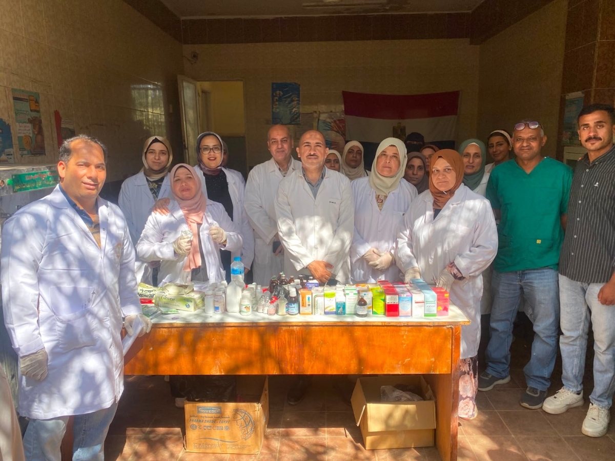 جامعة بنها تنظم قافلة بيطرية مجانية بقرية بطا